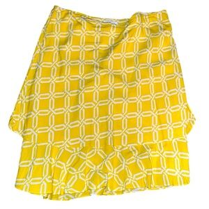 Escapada Yellow Geometric Women's Skirt